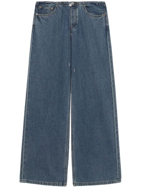 Voľné džínsy s vysokým pásom Still Here modrá