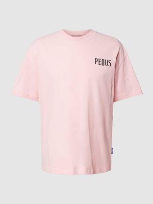 Koszulka z nadrukiem Pequs różowa