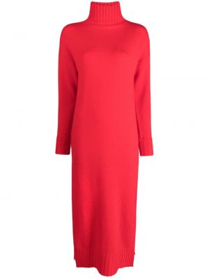Sukienka midi wełniana Philo-sofie czerwona