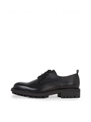 Pantofi derby cu șireturi Calvin Klein negru