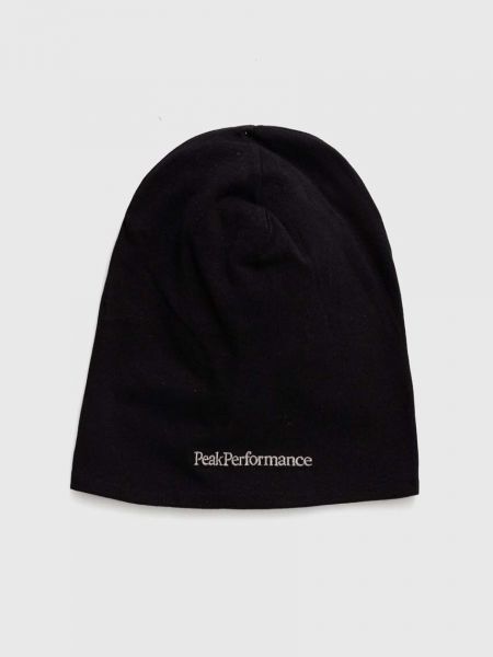 Хлопковая шапка Peak Performance черная