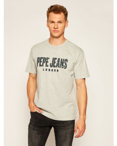 Polo large Pepe Jeans gris