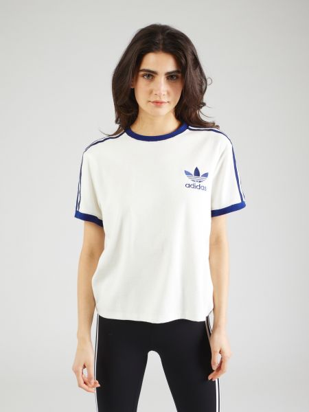 Voľné pruhované priliehavé tričko Adidas Originals