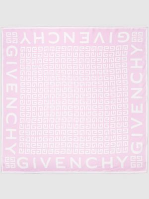 Шелковый платок Givenchy розовый