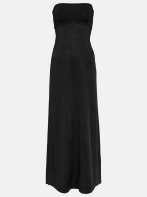 Длинное платье Frame черное