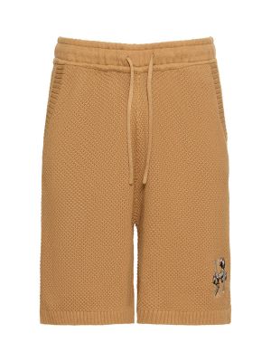 Shorts en coton en tricot Honor The Gift beige