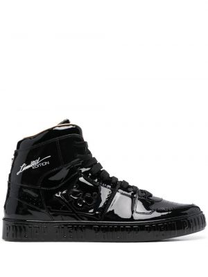 Blonder snøring sneakers Philipp Plein svart