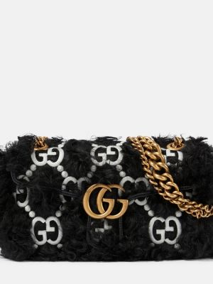 Τσάντα ώμου Gucci μαύρο