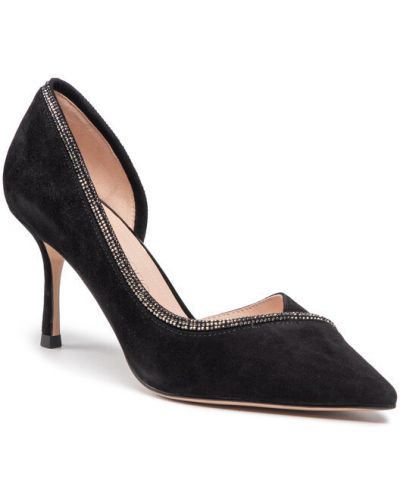 Pantofi cu toc cu toc Eva Longoria negru