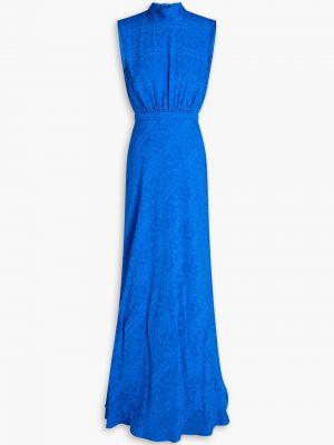 Sukienka długa Saloni - Niebieski