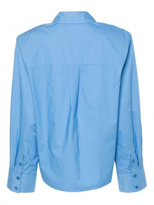 Bavlněná košile Gestuz modrá