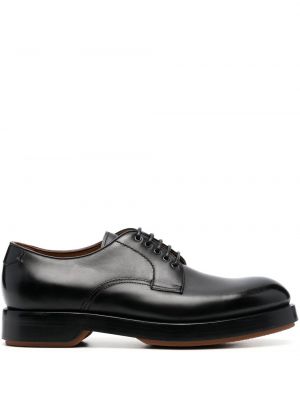 Chaussures oxford en cuir Zegna noir