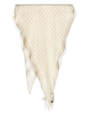 Fular de mătase cu model floral cu imagine Lauren Ralph Lauren