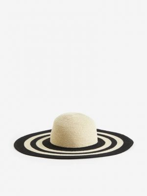 Соломенная шляпа H&m бежевая