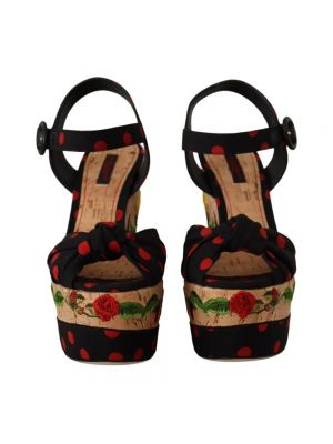 Sandały na koturnie Dolce And Gabbana
