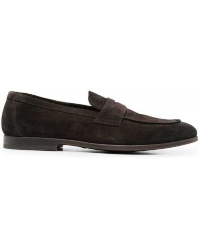 Skinn ruskind loafers Doucal's brun