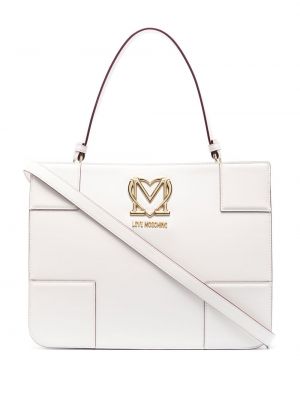 Shoppingbag Love Moschino hvit