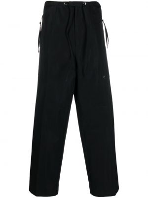 Bavlnené voľné nohavice na zips s vreckami Fendi