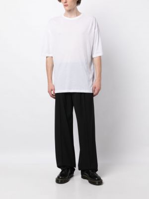 Bavlněné tričko Ann Demeulemeester bílé