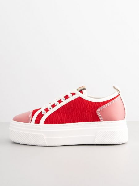Sneakersy Pollini czerwone