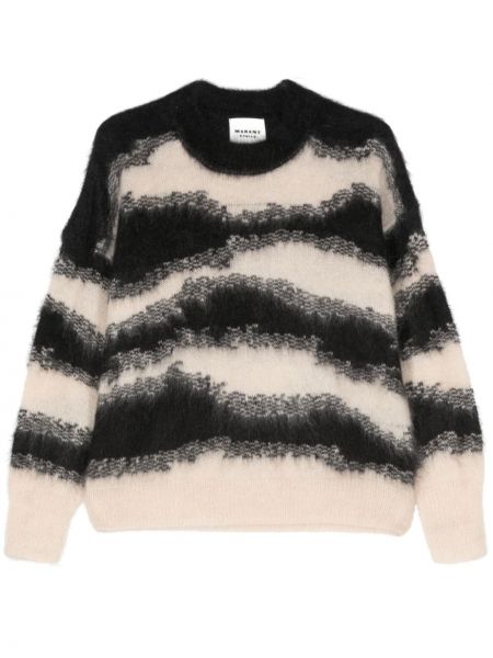 Плетен пуловер Marant Etoile черно