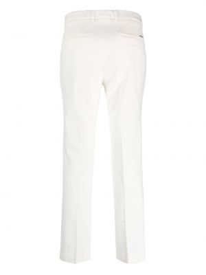 Spodnie bawełniane Incotex białe