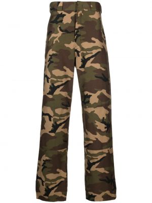 Pantaloni con stampa camouflage Palm Angels verde