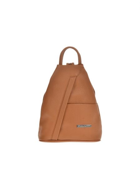 Кожаный рюкзак Chiara Canotti коричневый