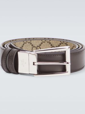 Cinturón de cuero reversible Gucci