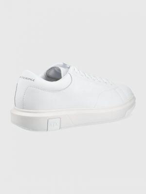 Kožne cipele Armani Exchange bijela