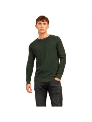 Sweter z dżerseju Jack & Jones zielony