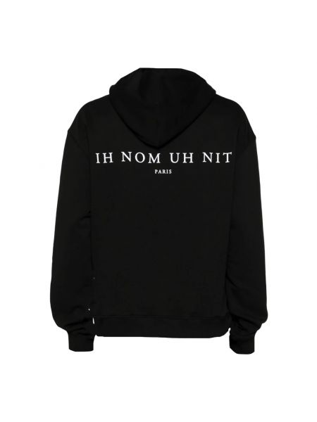 Bluza z kapturem bawełniana Ih Nom Uh Nit czarna
