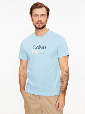 Tricou Calvin Klein albastru