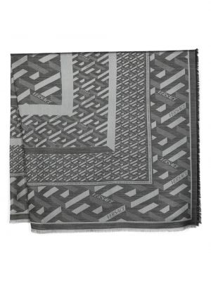 Echarpe à imprimé à motif géométrique Versace