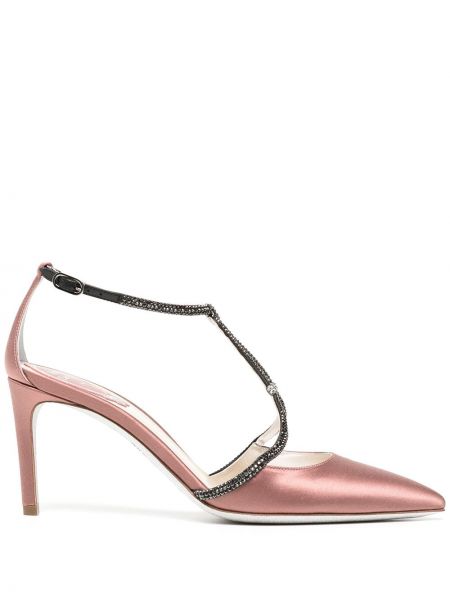 Krystaller pumps Rene Caovilla rosa