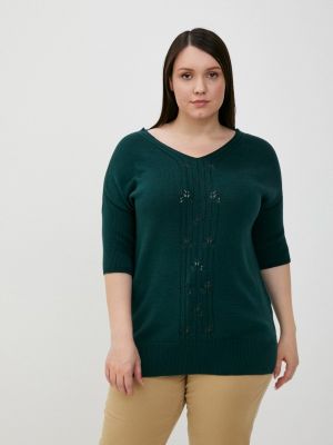 Пуловер сиринга зеленый