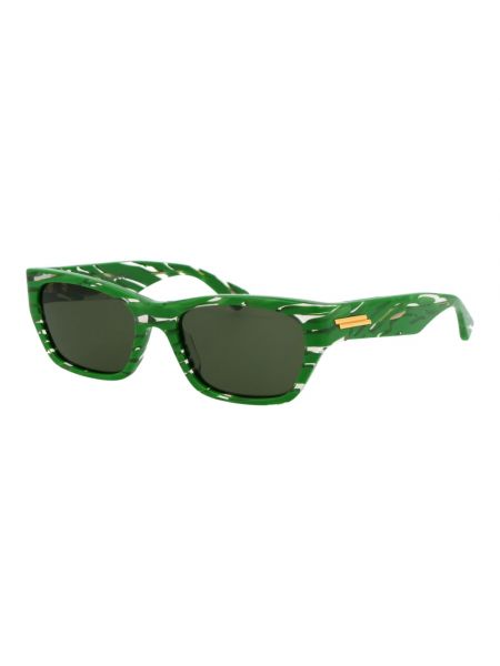 Okulary przeciwsłoneczne Bottega Veneta zielone