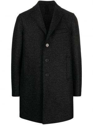 Vlnený kabát Harris Wharf London sivá