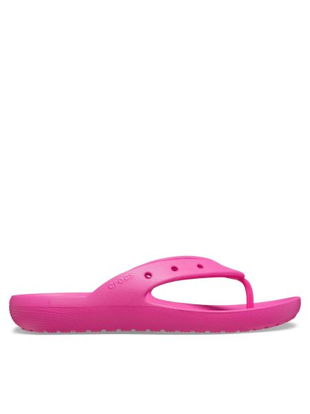 Flip flopi Crocs rozā