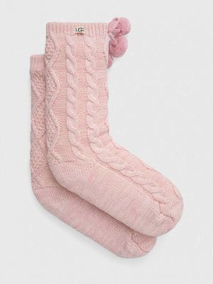Чорапи Ugg розово