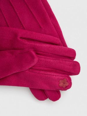 Rękawiczki Answear Lab różowe