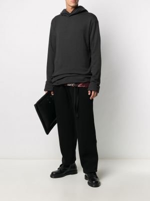 Sudadera con capucha Yohji Yamamoto gris