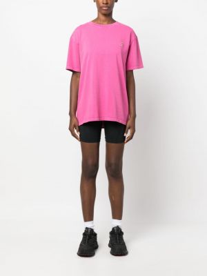 T-shirt mit rundem ausschnitt Autry pink
