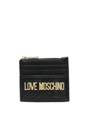 Pikowany portfel na zamek Love Moschino