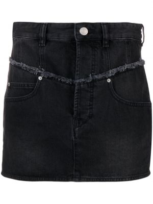 Czarna spódnica jeansowa Isabel Marant