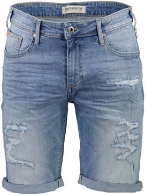 Priliehavé džínsové šortky Lindbergh modrá