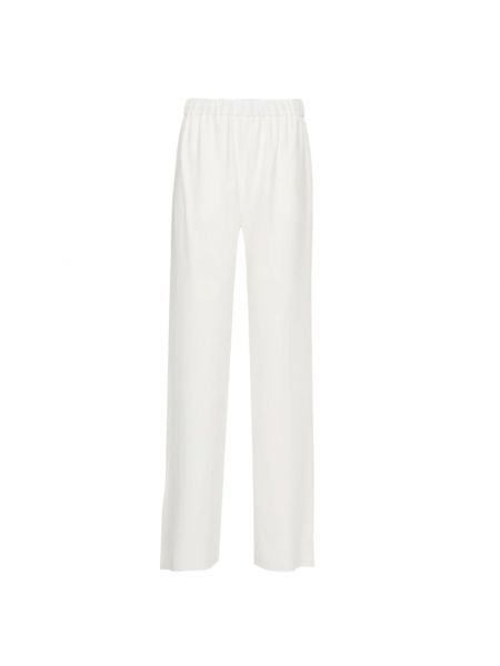 Jedwabne spodnie Valentino białe