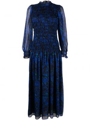 Макси рокля с принт Roseanna синьо