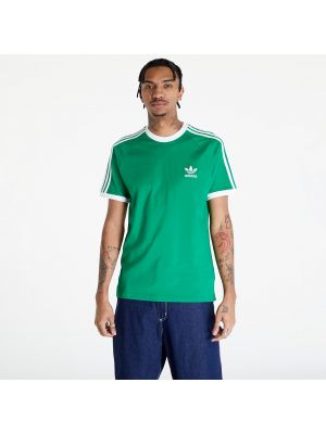 Ριγέ μπλούζα Adidas Originals πράσινο