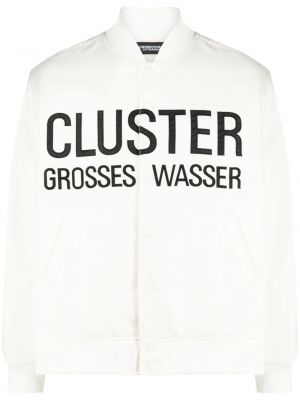 Giacca bomber con stampa Undercover bianco